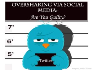 oversharing